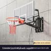 Jun Ding Ying 138x82cm Tempered Glass Wall-Mounted Basketball Backboard