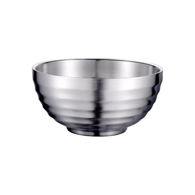 KORDCO 304 Stainless Steel Double-Layer Rice Bowls