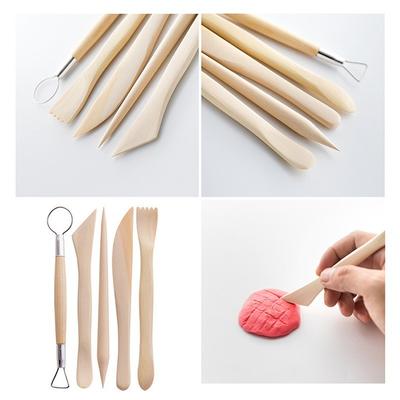 Ceramic Tool Set of 5 Clay Sculpture Clay Carving Knife Art Supplies