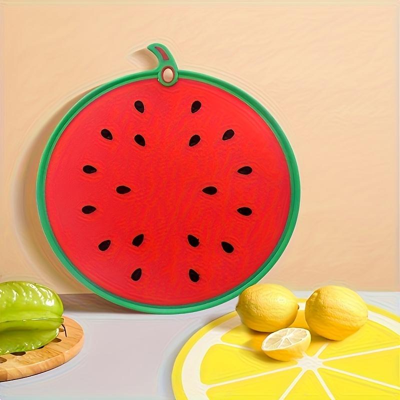 Two Complementary Fruit Watermelon Lemon Cutting Board, Suitable for Kitchen, Food, Safe Home, Picnic 30cm/ 11.81in