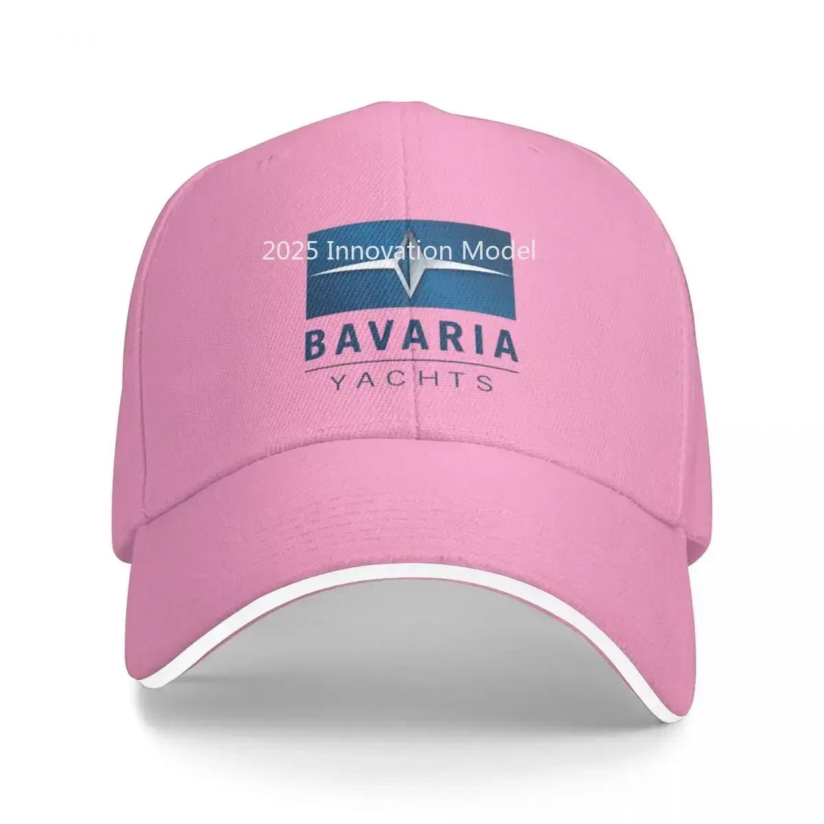 Кепка Bavaria Yachts с сине-серебристым логотипом Модная повседневная бейсболка Регулируемая кепка Хип-хоп Летняя унисекс бейсболка One Size