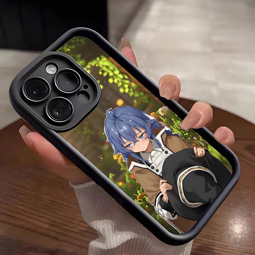 

R-Roxy Mushoku Tensei Anime Phone Case For IPhone 17 Pro Max 15 Pro 16 14 Plus 12 13 Mini 11 Pro Shockproof Soft Cover iPhone 12 Pro Max