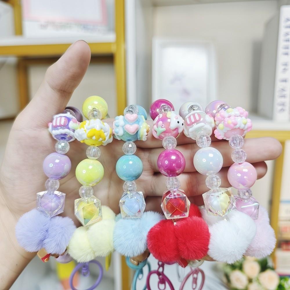 Capyabra Bead Phone Pendant Bow Phone Wrist Strap Kawaii Beaded Phone Chain  Mobile Phone
