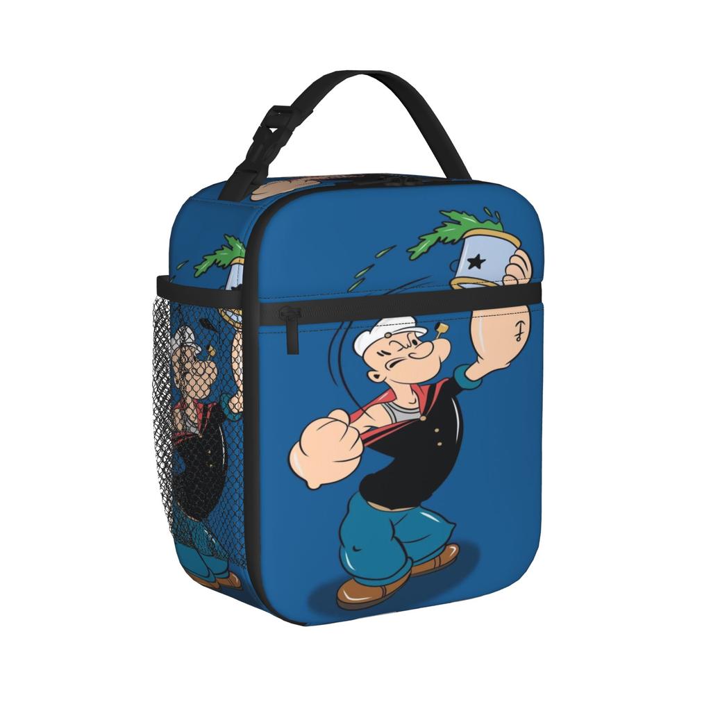 p-popeyes Accessories Insulated Lunch Tote Bag For Work Food Container Reusable Thermal Cooler Lunch Box