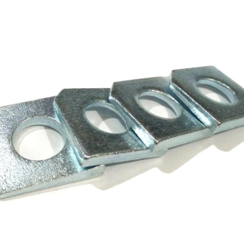 Galvanized Beveled Square Washer GB853 for Channel Steel, M6-M20, Carbon & Stainless Steel, National Standard