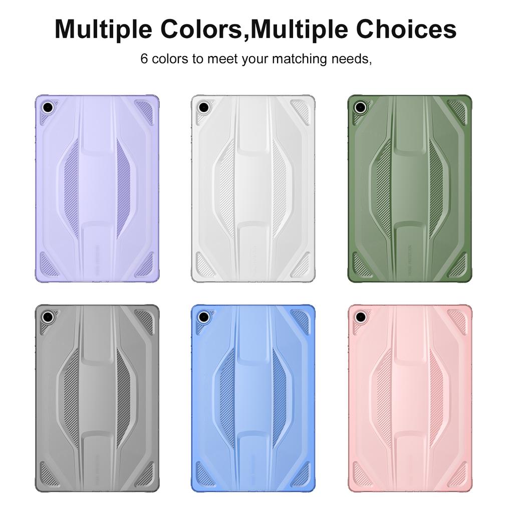 For Samsung Galaxy Tab A9+ Case Anti Drop Clear TPU Tablet Cover