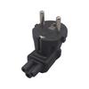 EU zu IEC320 C5 Netzteil, EU-Stecker auf IEC320 C5 Buchse AC-Stecker, EU(4,8 mm) 2-Pin auf PDU/USV-Umwandlungsstecker, 10A 250V