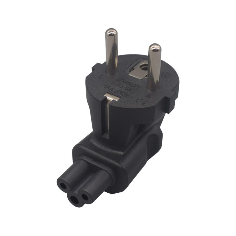 EU zu IEC320 C5 Netzteil, EU-Stecker auf IEC320 C5 Buchse AC-Stecker, EU(4,8 mm) 2-Pin auf PDU/USV-Umwandlungsstecker, 10A 250V