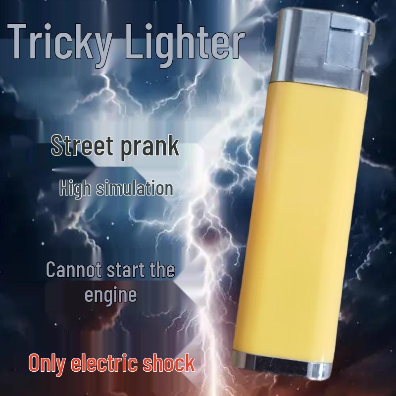 April Fools' Electric Shock Lighter - Prank Toy for Fun with Friends