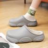 Couple Style Cotton Slippers for Women Winter Thick Bottom Waterproof Outer Wear Cotton Slippers Home Warm Men's Shoes