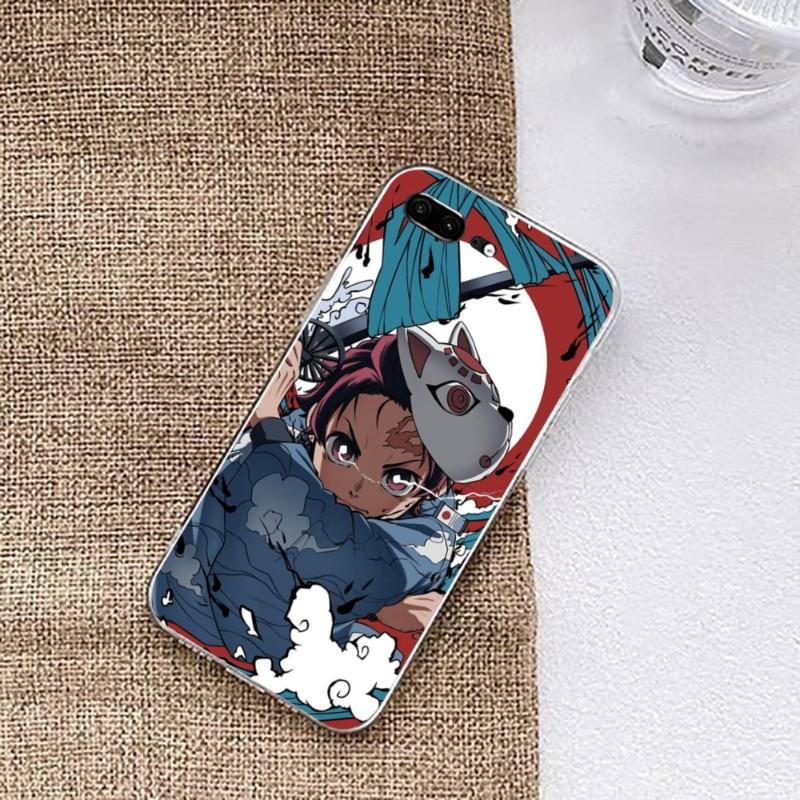 

Чехол для телефона Anime Demon Slayer для Huawei P50 P40 P30 Pro Mate 40 30 Pro Nova 8 8i Y7P Honor Прозрачный чехол для телефона Huawei P50 Pro