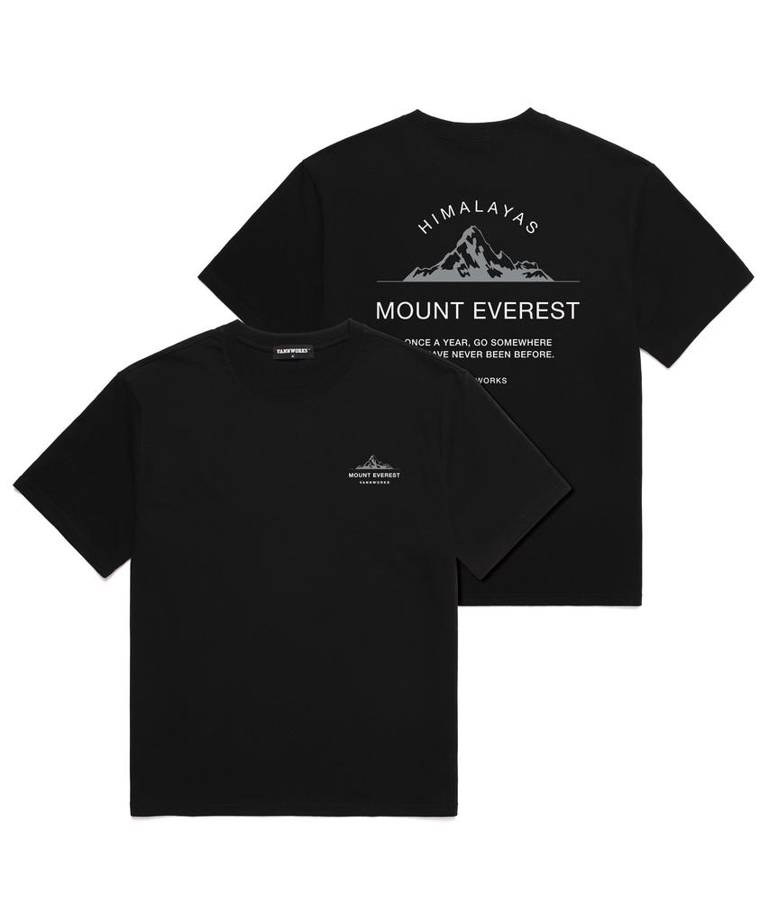 VANNWORKS Mount Everert Oversized Short Sleeve T-Shirt (Vncts237) Black