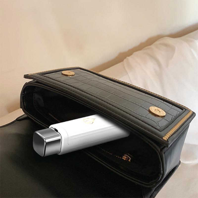 Elegant Portable Floss Storage Box with Automatic Pop-up & Replaceable Floss System