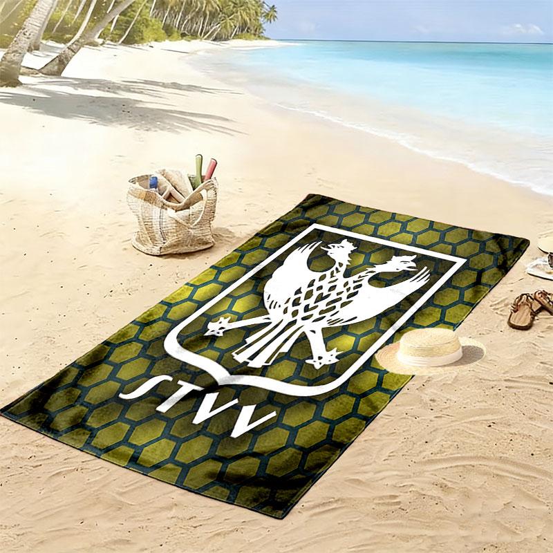 STVV Print Beach Towel, Large Soft Quick Dry Towel for Beach Camping Swimming