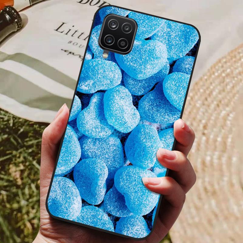 For Samsung Galaxy A12 Case Phone Cover Silicon Soft Back Cases For Samsung A12 Case Cat Fashion Bumper for Samsung A 12 Coque
