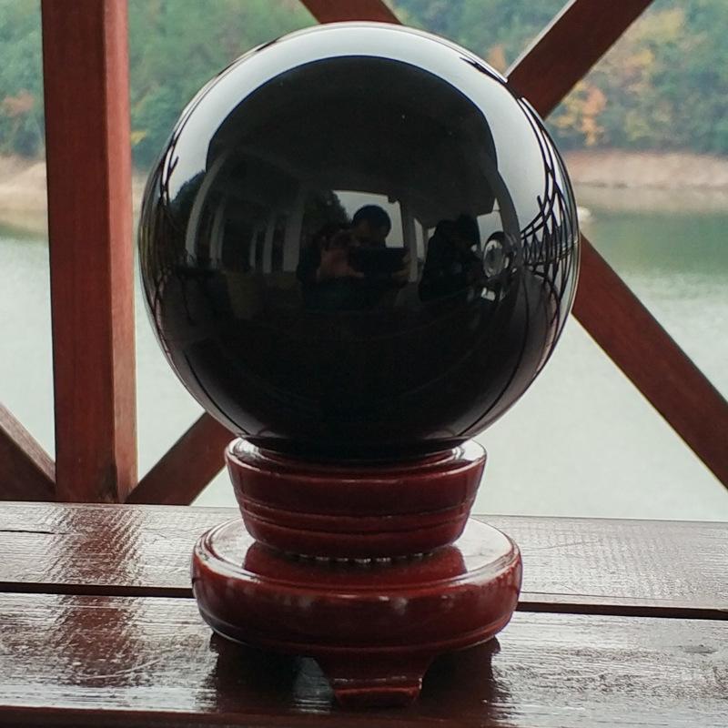 Creative Multi-Colored Crystal Ball Ornament for Living Room Desk Decoration