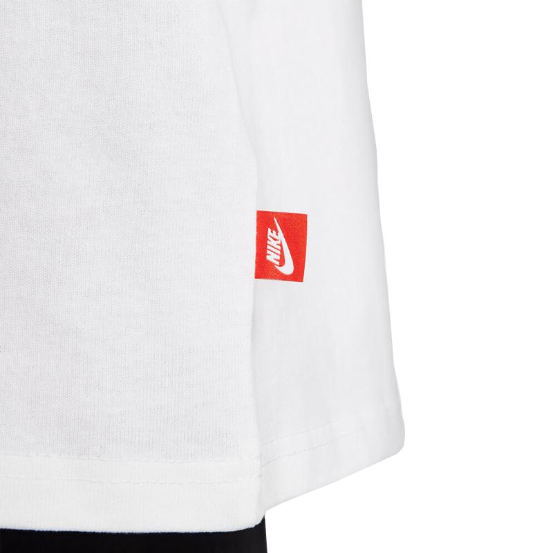 Nike T Shirts Men's White Crew Neck Moderate IH9271-100