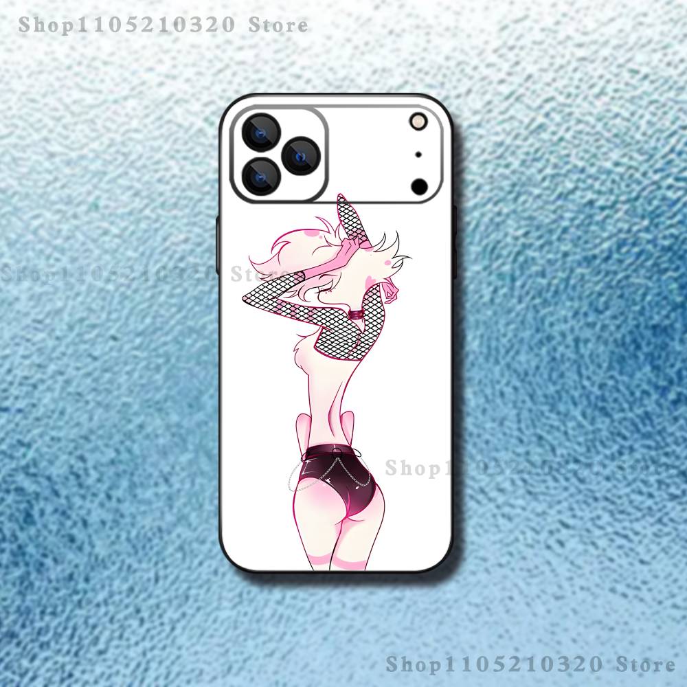 

A-Angel D-Dust Phone Case For iPhone 17,16,15,14,13,12,11,Pro,Max,Plus,E,SE4,Air,Mini Black Soft Funda iPhone13PRO