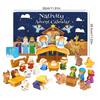 24 Days Nativity Advent Countdown Calendar 2025 Christmas Story Nativity Playset Christian Religious Advent Calendar For Kids