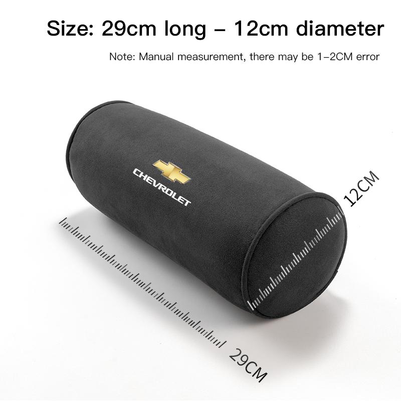 Suede Leather Car Seat Headrest Memory Foam Comfort Neck Pillow For Chevrolet Spark Captiva Cruze Tracker Epica Optra Z71 Aveo