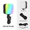 Mini Square Mobile Phone Fill Light Magnetic Mount Photography Lighting For Live Content Creation 3000K-6500K Adjustable