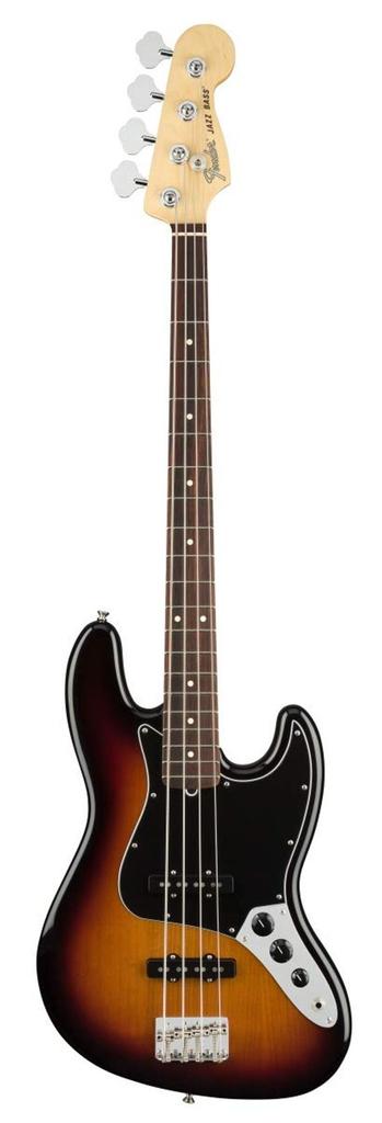 Fender Electric Bass American Performer Jazz Rosewood Sunburst Bass®, Fingerboard, 3-Color