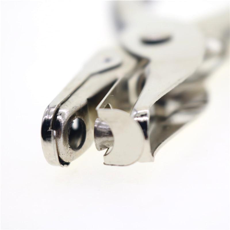 1 Pc Metal 6mm średnica porów dziurkacz szczypce dziurkacz pojedynczy dziurkacz do papieru ręcznego dziurkacze do scrapbookingu 1-8 stron dziurkacz do papieru