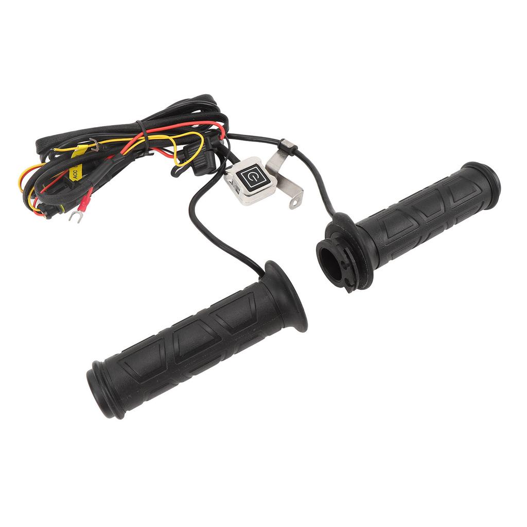 12V Motorrad Heizgriff Gummi 6 Temperaturstufen Memory-Funktion ACC Steuerung Elektrisch