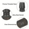 10pcs Heavy-Duty Thread Extractor Set Threaded Fastener Repair Kits For Removes Damaged Stripped Broken Bolts Home Accessories