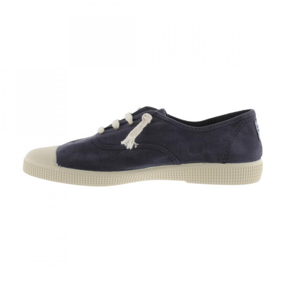 Victoria Shoes 110th Anniversary Vintage Cotton Sneakers Marino 1661101 Marino