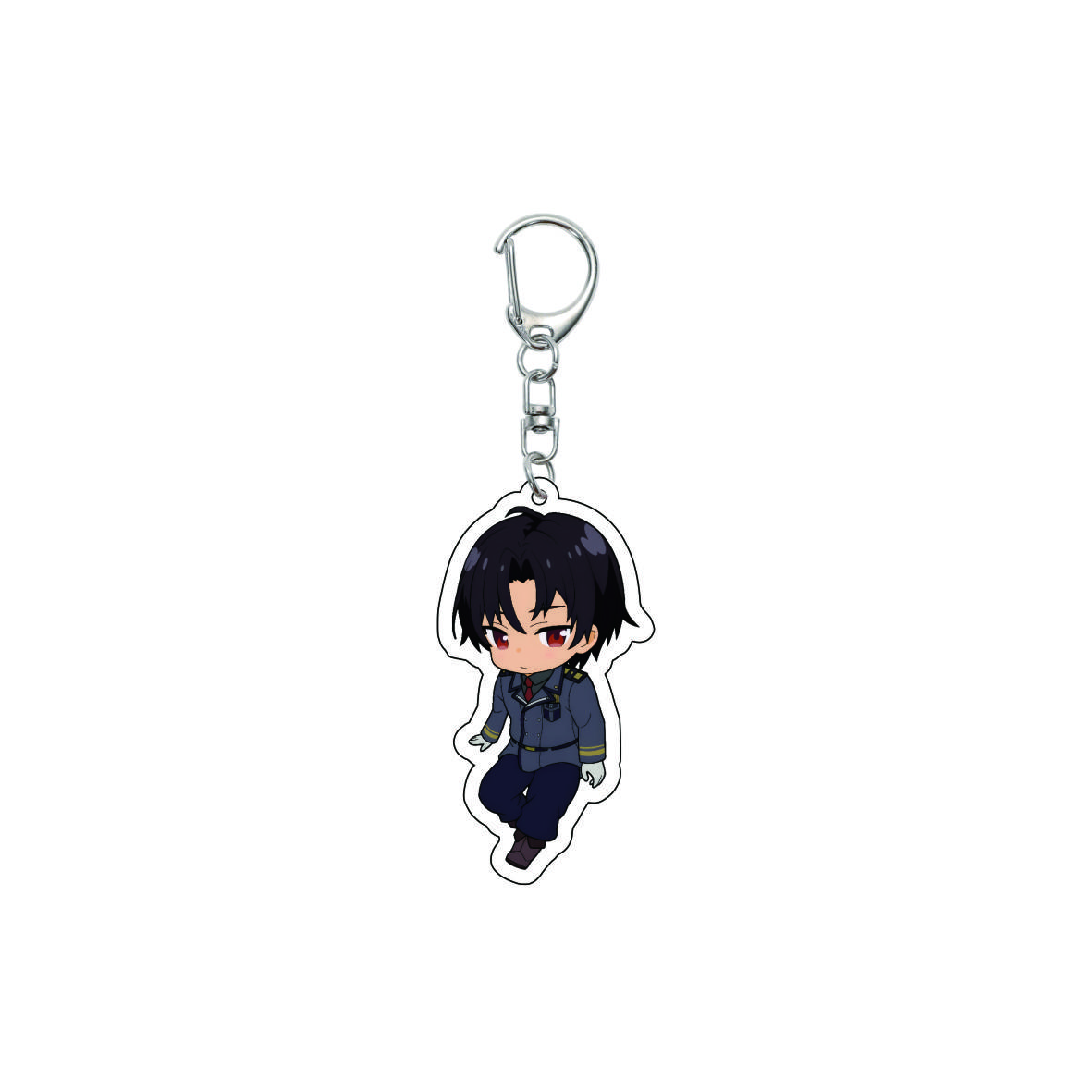 

55MM Anime 86-Eighty Six Keychain Vladilena·Milize Shinei Nouzen Key Chain Acrylic Model Plate Christmas Gifts 55MM