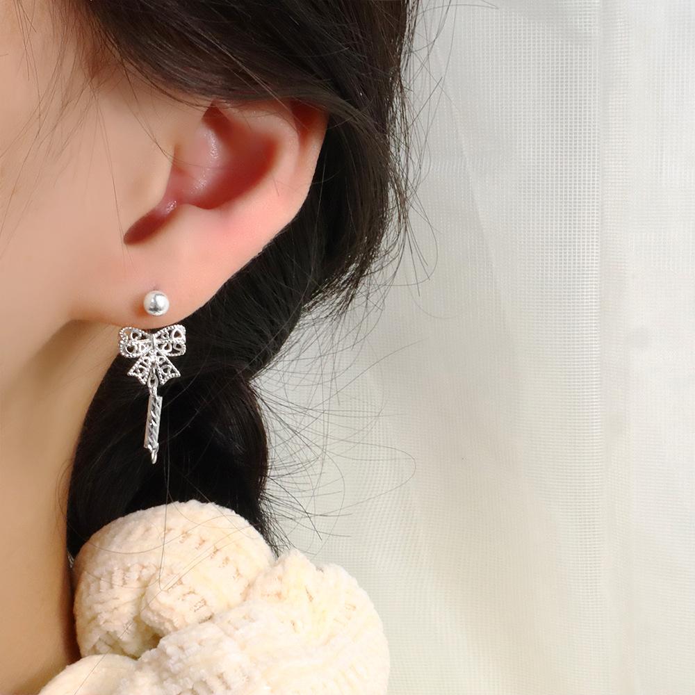 Elegant Lotus Tassel Earrings - Chinese Style Flower Danglers