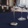 Weighted Non-Slip Base Table Number Holder Stainless Steel Photo Stands  Birthday Wedding Party