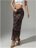 2025 Spring/Summer Leopard Print High-Waisted Slimming Skirt - New American Sexy Style
