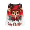 Christmas Sweatshirts For Women Knit Sweater Cute Shirt Fall Crewneck Pullover Tops