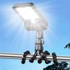 LIFENGSOLER Solar Outdoor Light, IP65 Waterproof, Solar Motion Sensor Light with Flexible Tripod & 360 Degree Adjustable Lamp, 500 Lumens Ultra