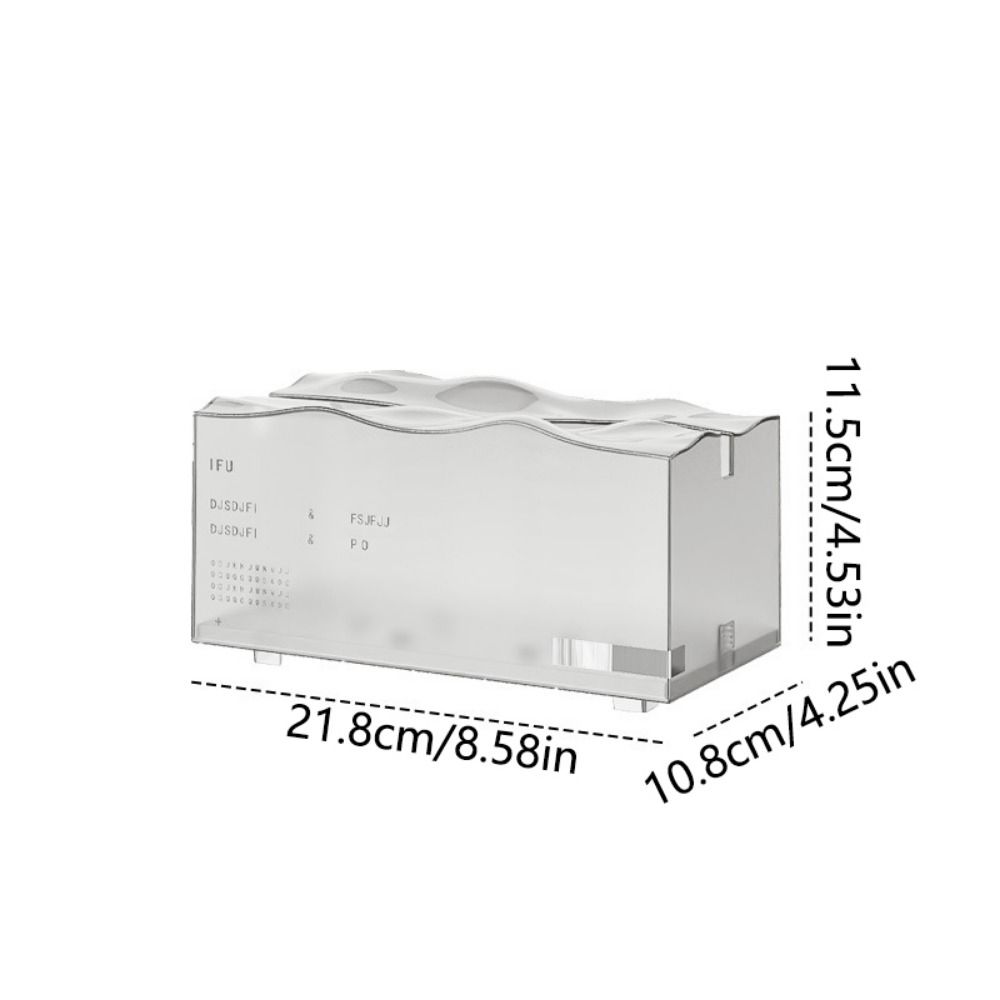 Nordic Style Desktop Tissue Box Waterproof Facial Paper Holder Table Napkins Case  Bathroom