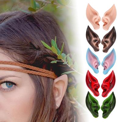 Orejas de Elfo de Látex Accesorios para Fiesta de Halloween Carnaval Disfraz Cosplay