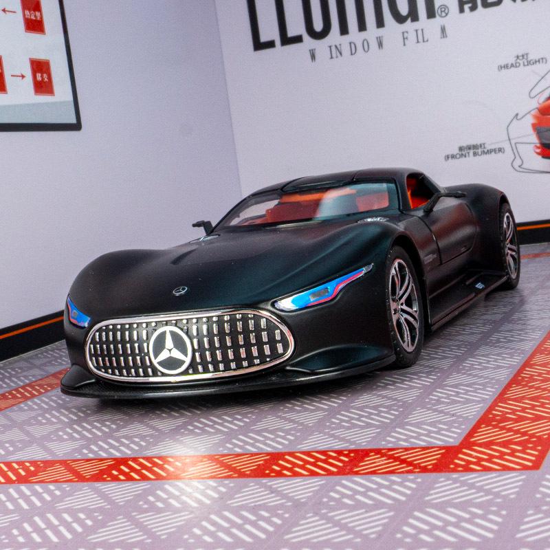 

Haodi C2435 GT Alloy Supercar Model with Sound, Light, and Openable Doors Toy.