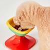 [pethroom X Wiggle Wiggle] Well Fit Table & Bowl (1EA) Dog Cat Height Angle Adjustable Porcelain Ceramic Tableware