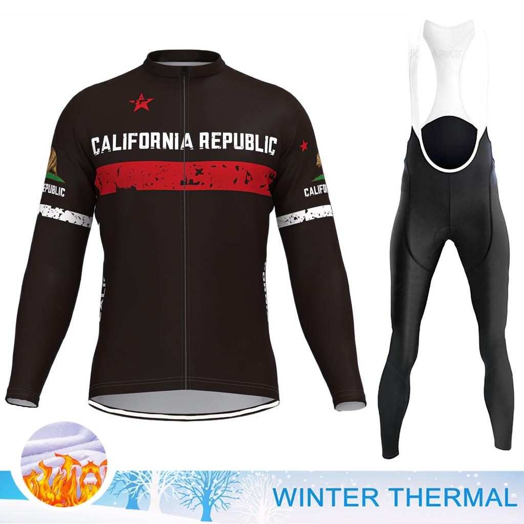 Bicycle Clothing Men's Winter Cycling Set Men Bike Clothes Man Cycling Outfit Man Clothes Sets Male Shirts Winter Cycle Jersey