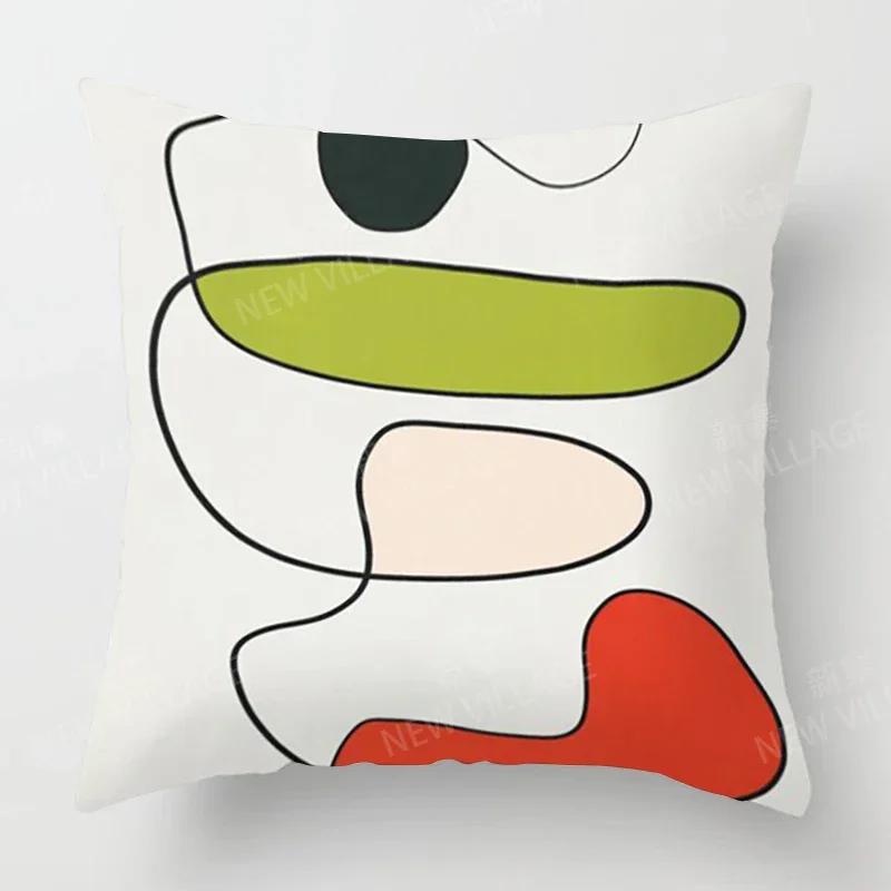 Nordic Fall Home Decor Autumn Throw Pillow Cover Sofa Cushion Cover Modern Morandi