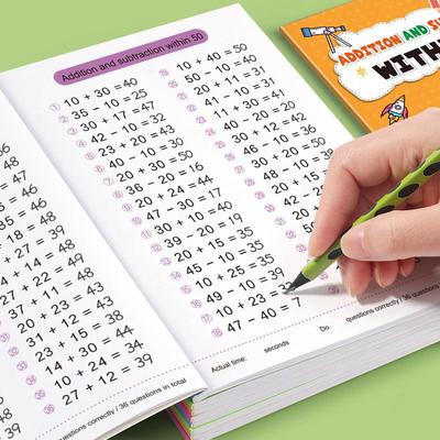 Caiet de exerciții de matematică pentru preșcolari: Adunare și Scădere 0-100