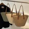 Summer New Internet Celebrity Explosive Fashion Trend Straw Woven Bag for Women, Large Capacity Versatile Single Shoulder Handbag