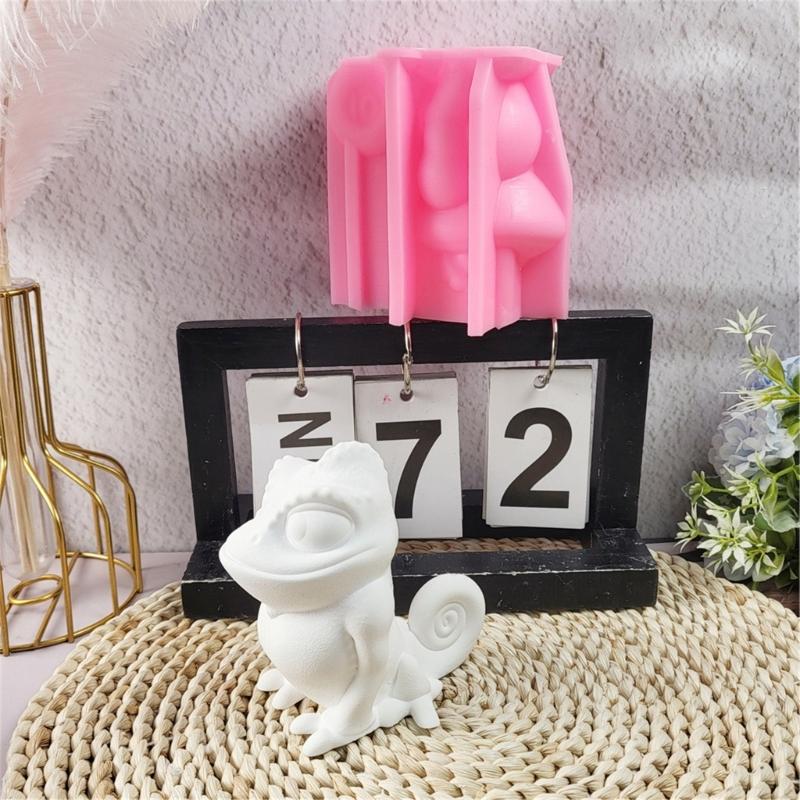 3D Animal Shape Silicone Candle Molds Animal Shape Resin Silicone Molds for Epoxy Resin Candle Making Gypsum Decoration