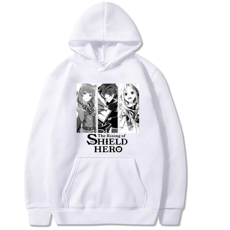 The Rising of The Shield Hero Japanese Animation Hoodies Men Long Sleeve Sweatshirts Women Harajuku Pullovers Sudaderas