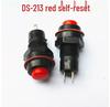 Round Red/Green Button Switch with Locking, Non-Locking & Self-Reset, 10mm Hole (DS-211/213)