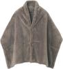 MUJI Recycled Polyester Warm Boa Unisex Mocha 45 x 160cm Cape, Adult, DDD11A5A, Brown,