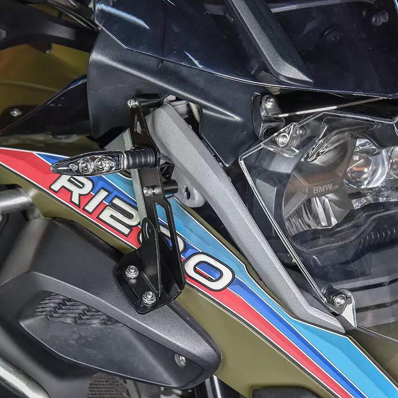 BMW R1200GS/R1250GS/ADV Spotlight Mount Bracket for Fog Light Auxiliary.
