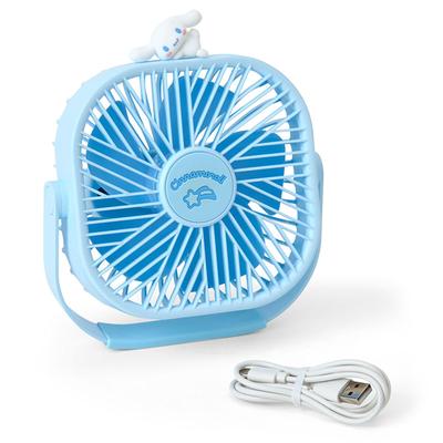 Sanrio Tischventilator Cinnamoroll ABS-Harz Polycarbonat Charakter Silikonkautschuk Luftstromregulierung Schreibtisch Empfohlenes Alter 15 Jahre und älter 641995 Gehäuse